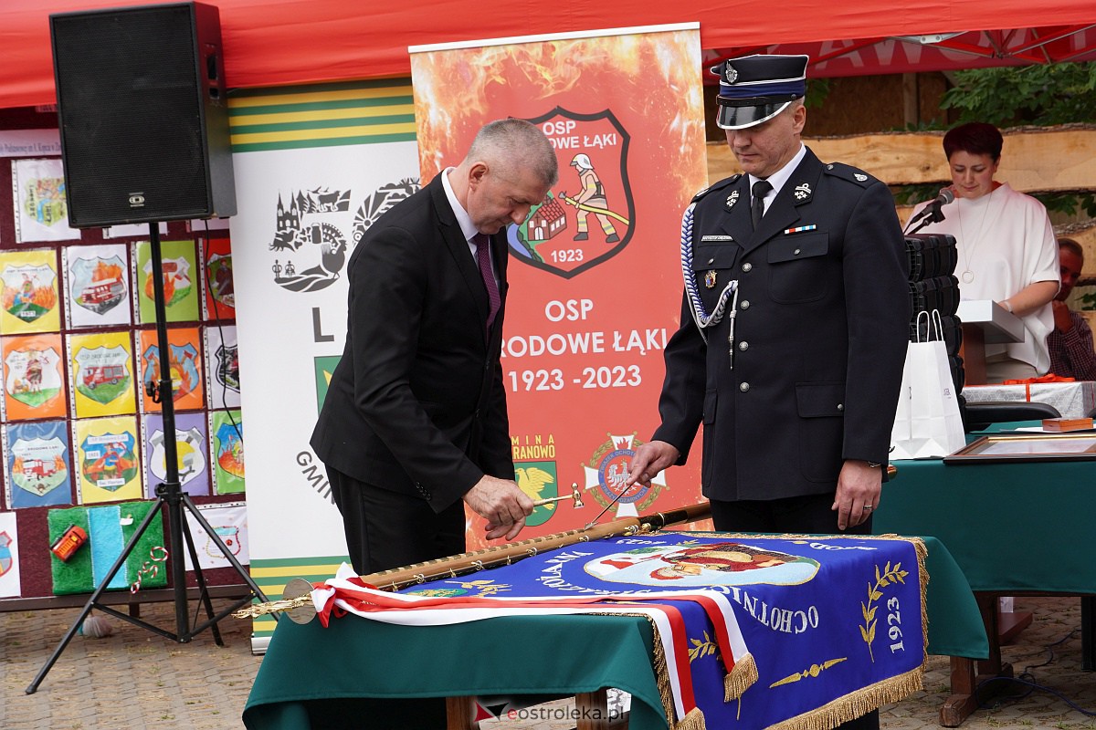 100-lecie OSP Brodowe Łąki. Jednostka otrzymała sztandar [24.06.2023] - zdjęcie #42 - eOstroleka.pl