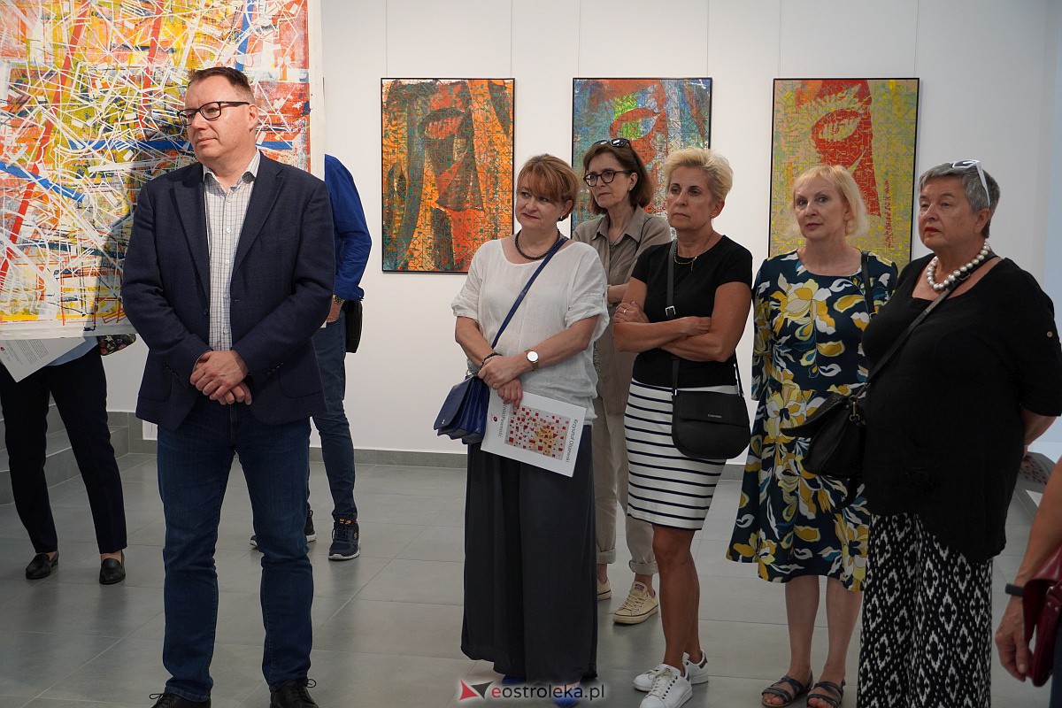 Wernisaż wystawy prac Krzysztofa Olszewskiego (nie)Pewność [13.07.2023] - zdjęcie #17 - eOstroleka.pl
