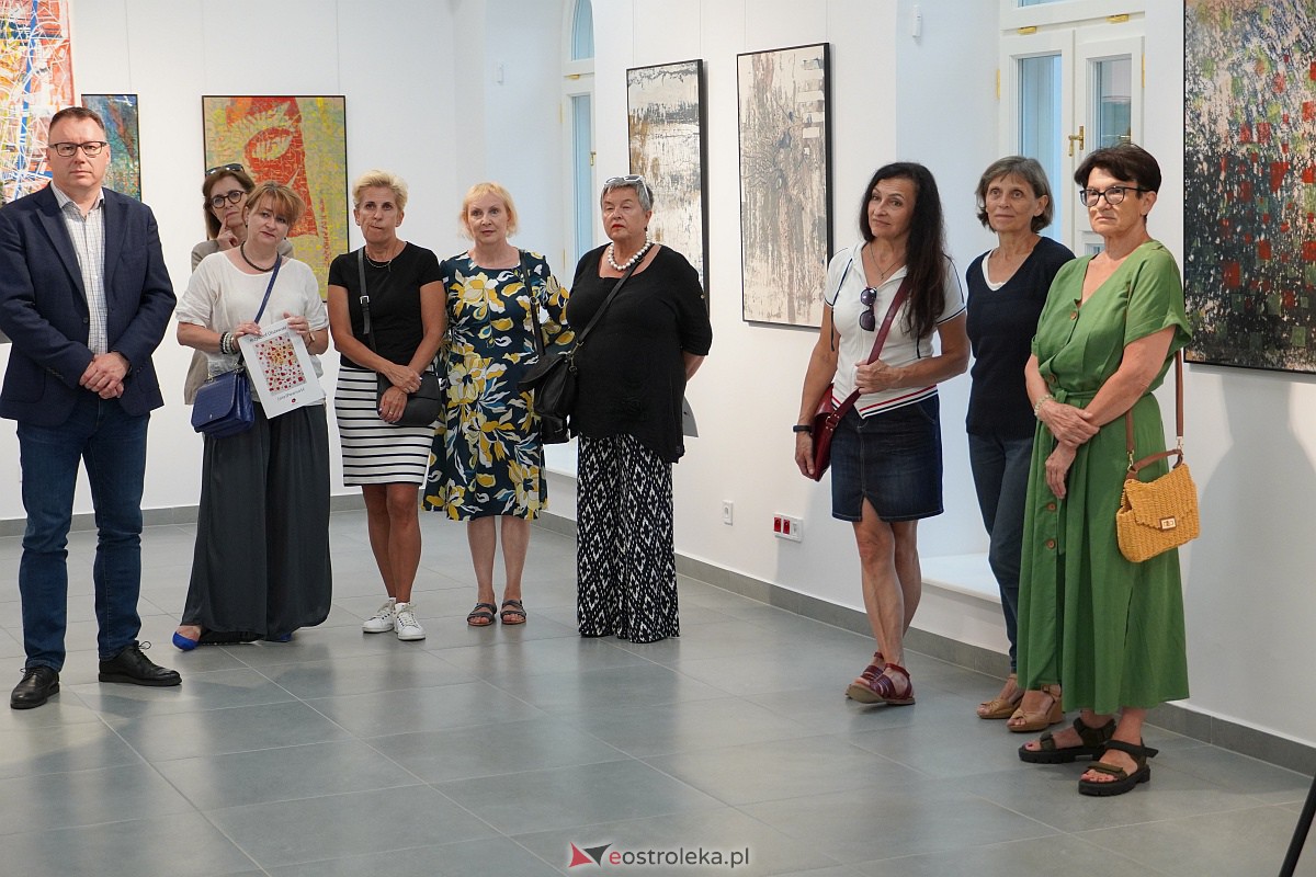 Wernisaż wystawy prac Krzysztofa Olszewskiego (nie)Pewność [13.07.2023] - zdjęcie #14 - eOstroleka.pl