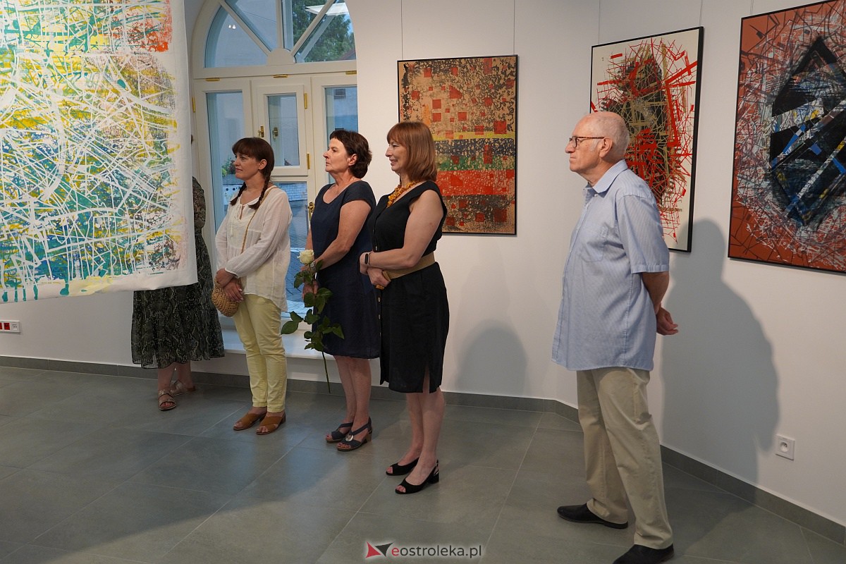 Wernisaż wystawy prac Krzysztofa Olszewskiego (nie)Pewność [13.07.2023] - zdjęcie #12 - eOstroleka.pl