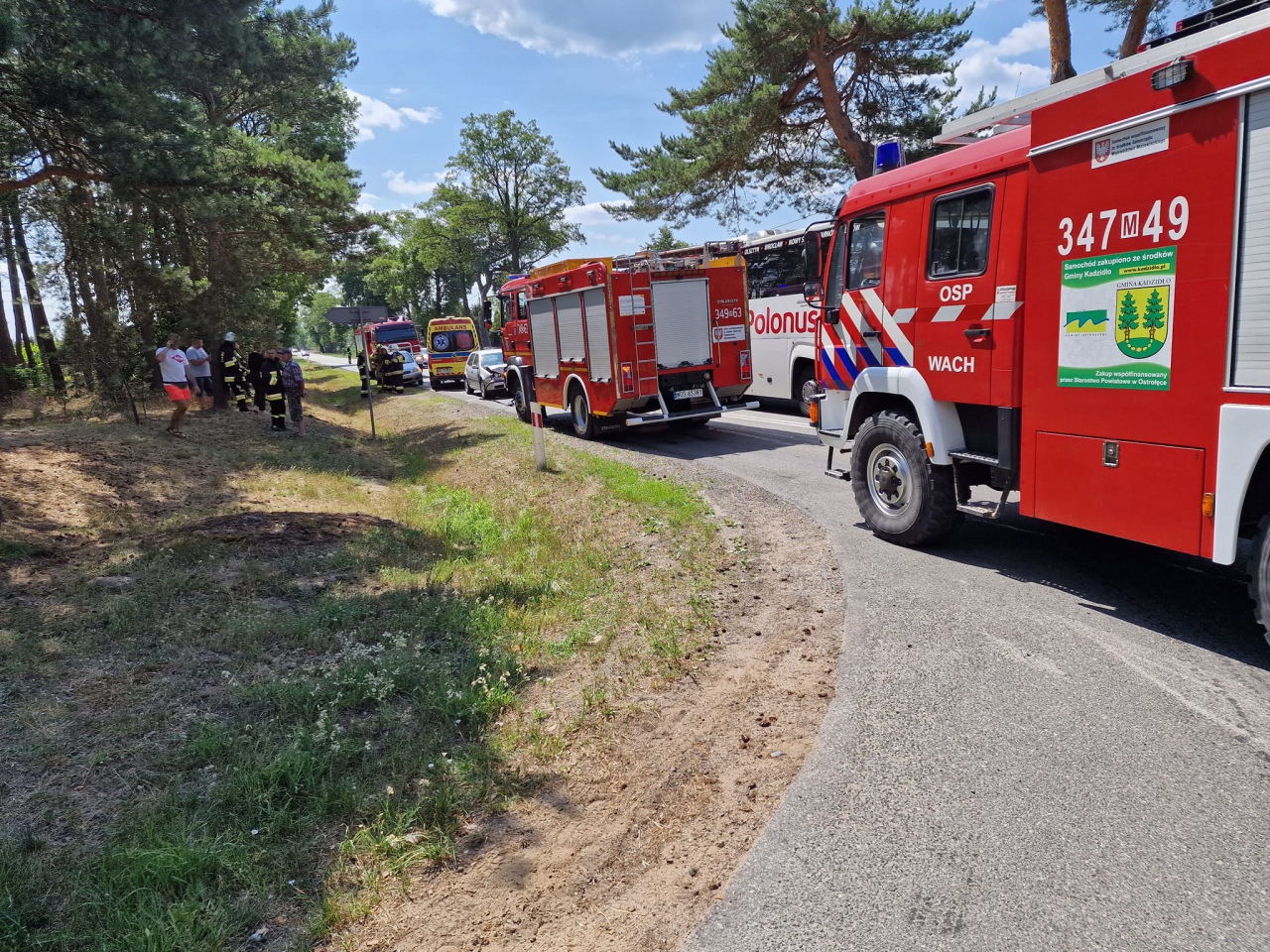 Kolizja w Wachu [15.07.2023] - zdjęcie #5 - eOstroleka.pl
