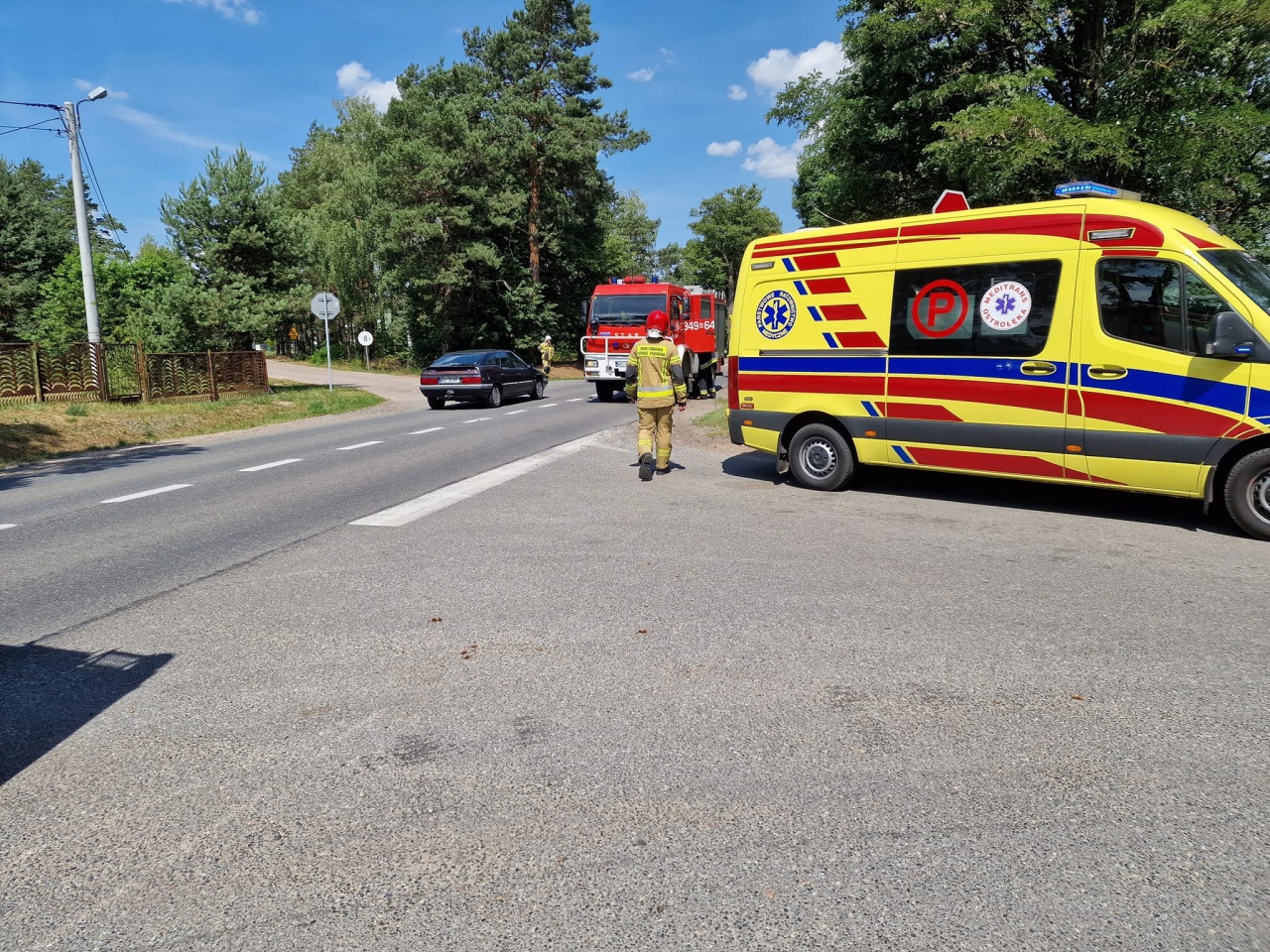 Kolizja w Wachu [15.07.2023] - zdjęcie #4 - eOstroleka.pl