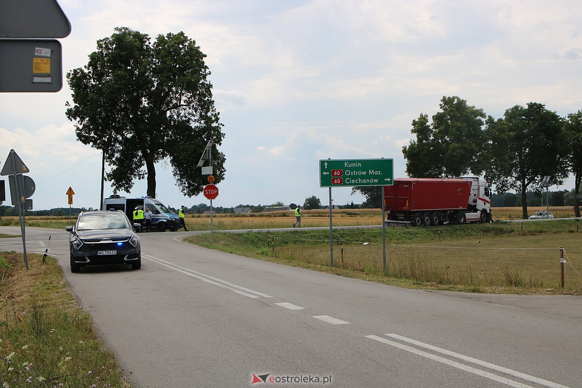 Śmiertelny wypadek w Ponikwi Dużej [17.07.2023] - zdjęcie #1 - eOstroleka.pl