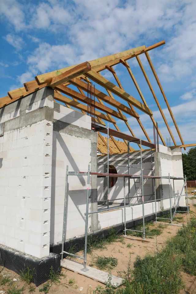 Budowa filii biblioteki gminnej w Laskowcu - zdjęcie #4 - eOstroleka.pl