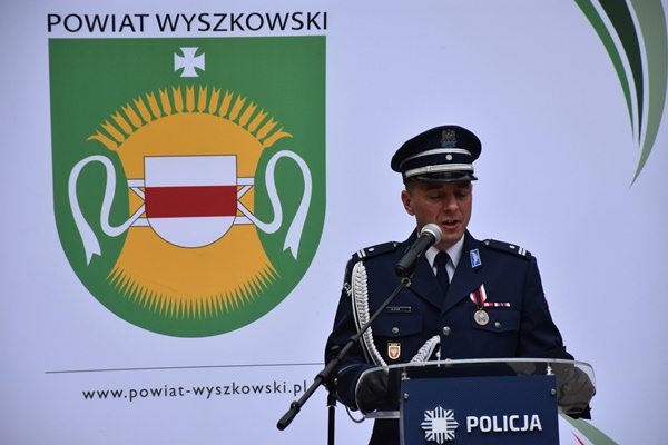 Święto Policji w Wyszkowie. Były awanse i odznaczenia dla zasłużonych funkcjonariuszy [25.07.2023] - zdjęcie #13 - eOstroleka.pl