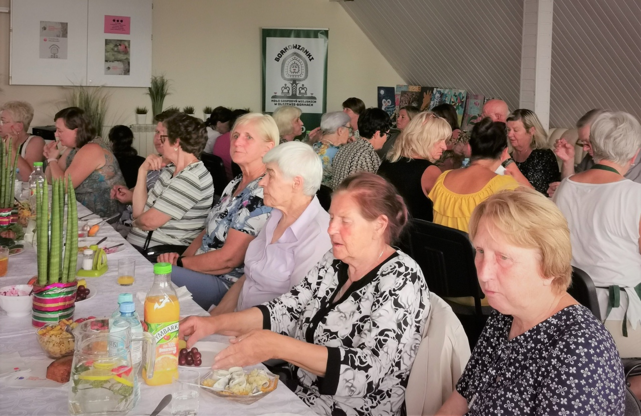 Danie Wspólnych Chwil. Spotkanie KGW „Borkowianki” z seniorami - zdjęcie #8 - eOstroleka.pl