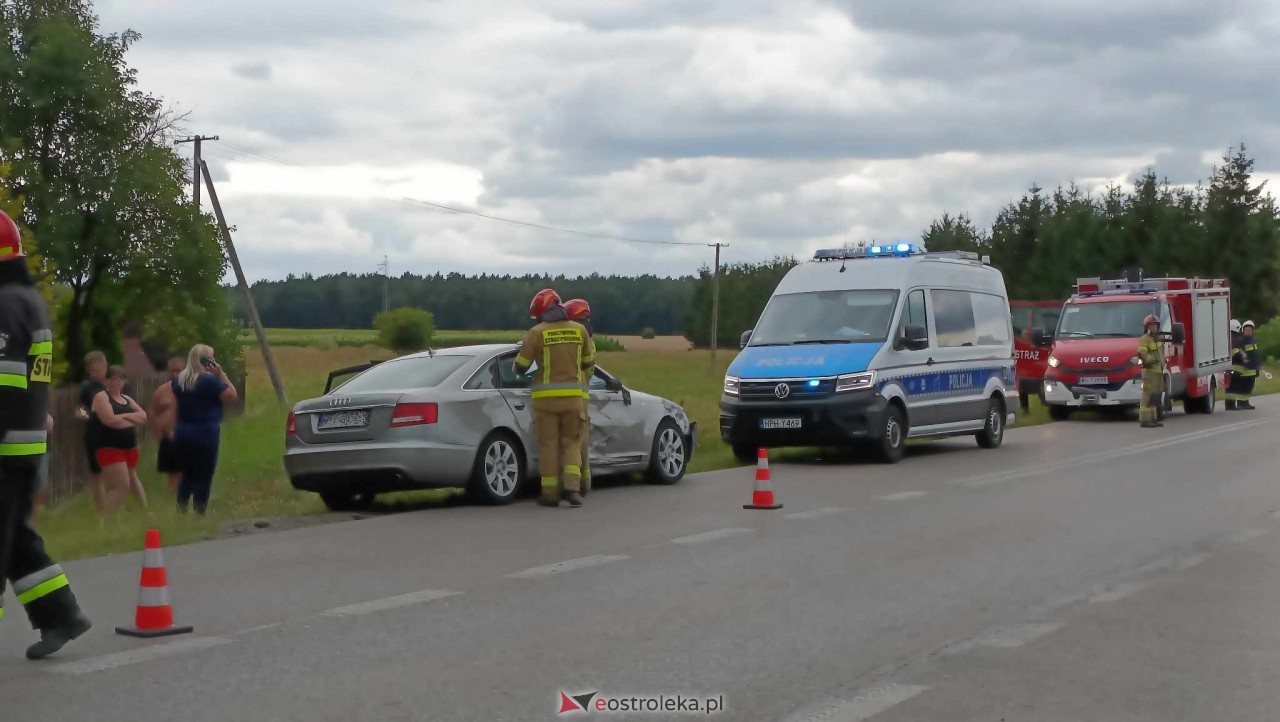 Wypadek w Borawem [26.07.2023] - zdjęcie #24 - eOstroleka.pl