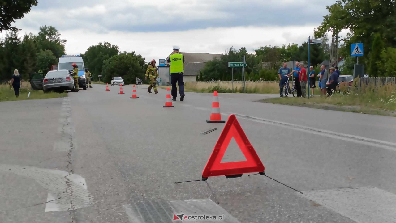 Wypadek w Borawem [26.07.2023] - zdjęcie #22 - eOstroleka.pl