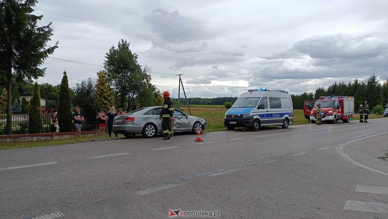 Wypadek w Borawem [26.07.2023] - zdjęcie #11 - eOstroleka.pl