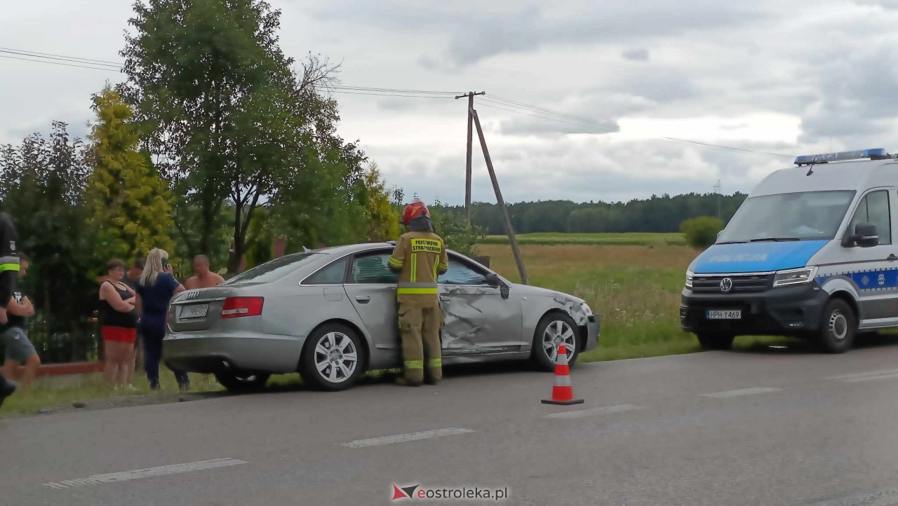 Wypadek w Borawem [26.07.2023] - zdjęcie #13 - eOstroleka.pl