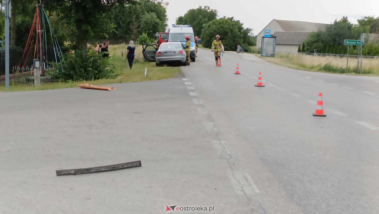 Wypadek w Borawem [26.07.2023] - zdjęcie #21 - eOstroleka.pl