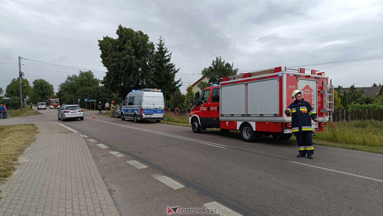 Wypadek w Borawem [26.07.2023] - zdjęcie #3 - eOstroleka.pl