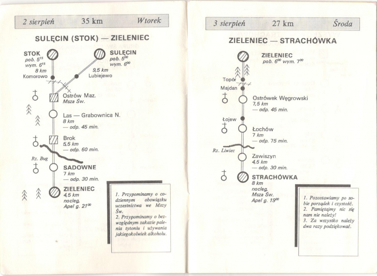 Pielgrzymka na Jasną Górę 1994 - legitymacja  - zdjęcie #10 - eOstroleka.pl