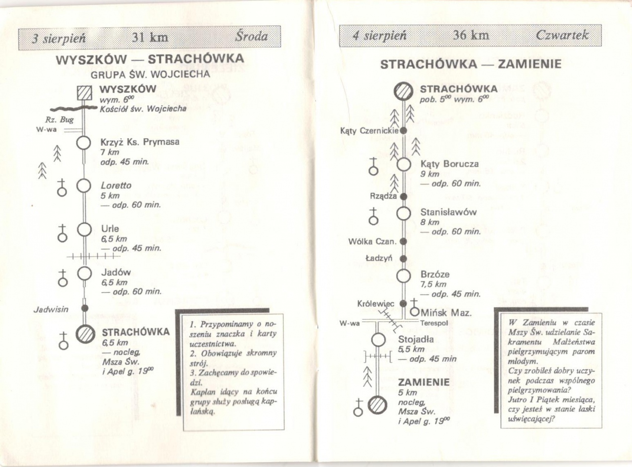 Pielgrzymka na Jasną Górę 1994 - legitymacja  - zdjęcie #9 - eOstroleka.pl
