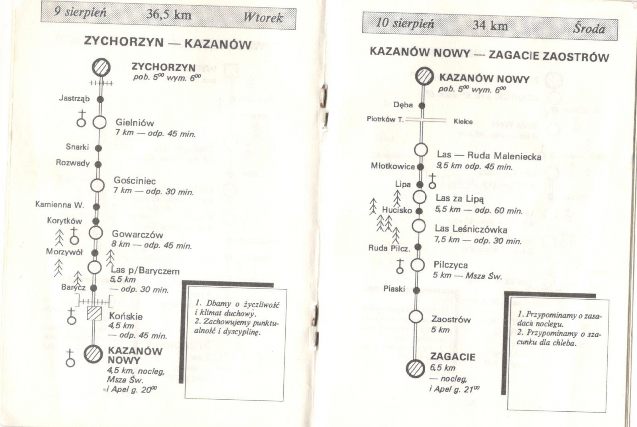 Pielgrzymka na Jasną Górę 1994 - legitymacja  - zdjęcie #6 - eOstroleka.pl