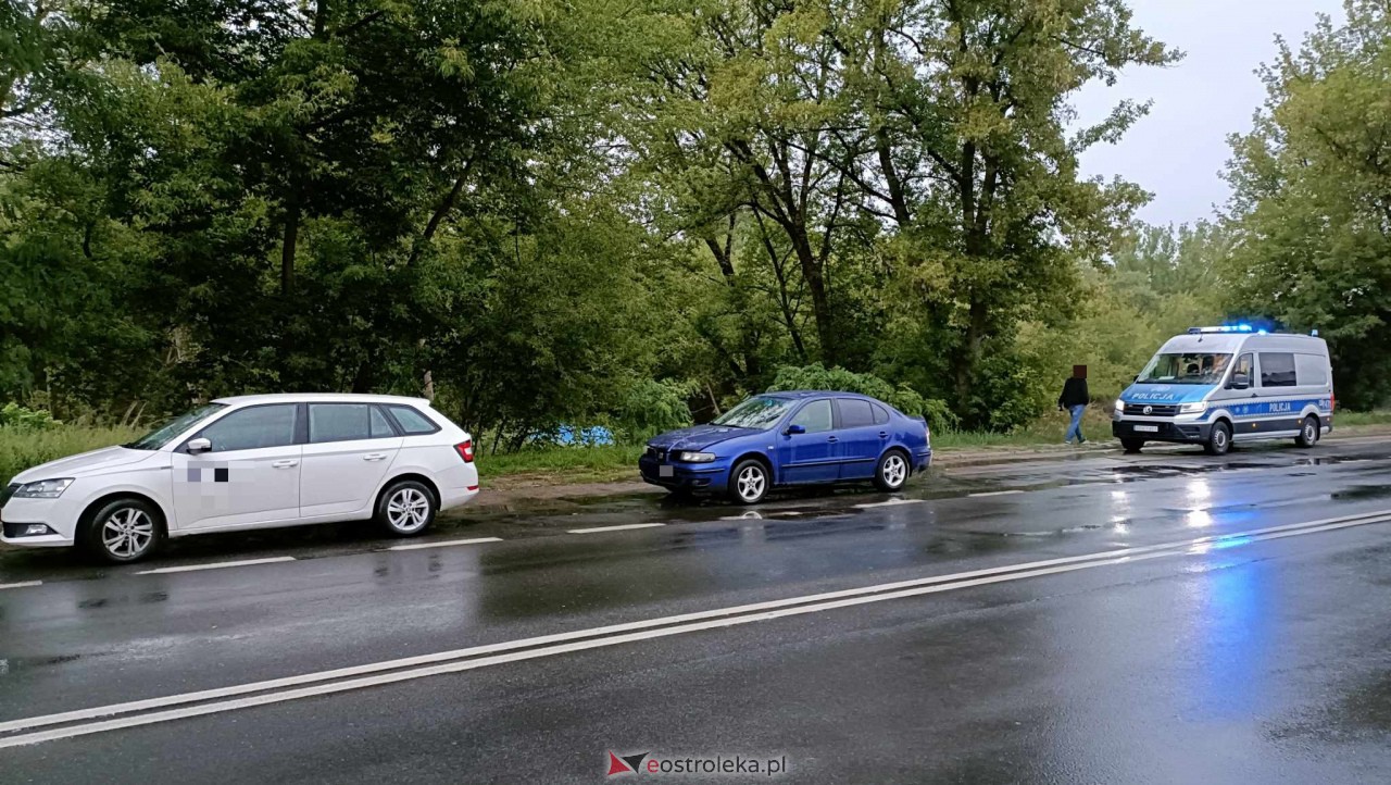 Kolizja przy Alei Wojska Polskiego [09.08.2023] - zdjęcie #5 - eOstroleka.pl