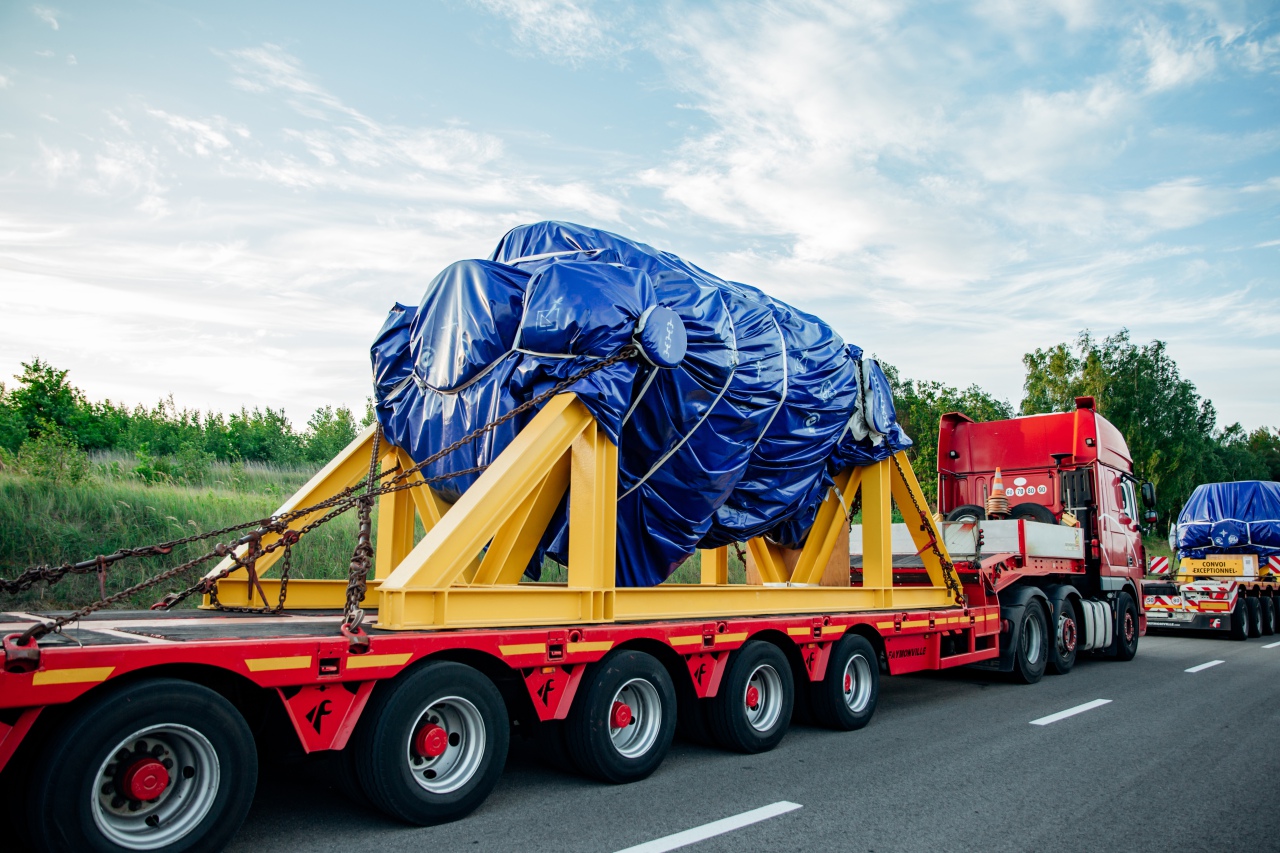 Transport turbiny do elektrowni CCGT Ostrołęka [11.08.2023] - zdjęcie #7 - eOstroleka.pl