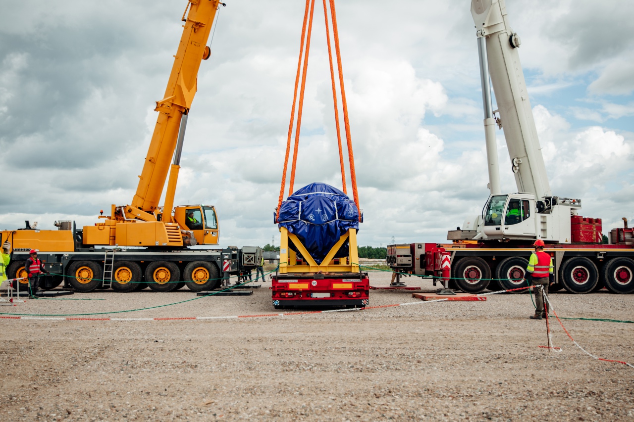 Transport turbiny do elektrowni CCGT Ostrołęka [11.08.2023] - zdjęcie #9 - eOstroleka.pl
