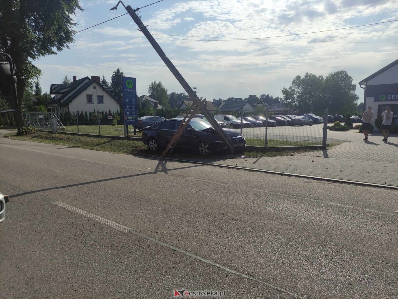 Wypadek w Białobieli [17.08.2023] - zdjęcie #7 - eOstroleka.pl