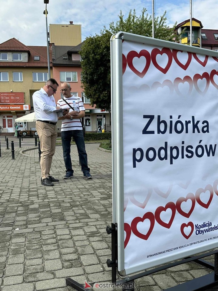 Koalicja Obywatelska zbiera podpisy [19.08.2023] - zdjęcie #15 - eOstroleka.pl