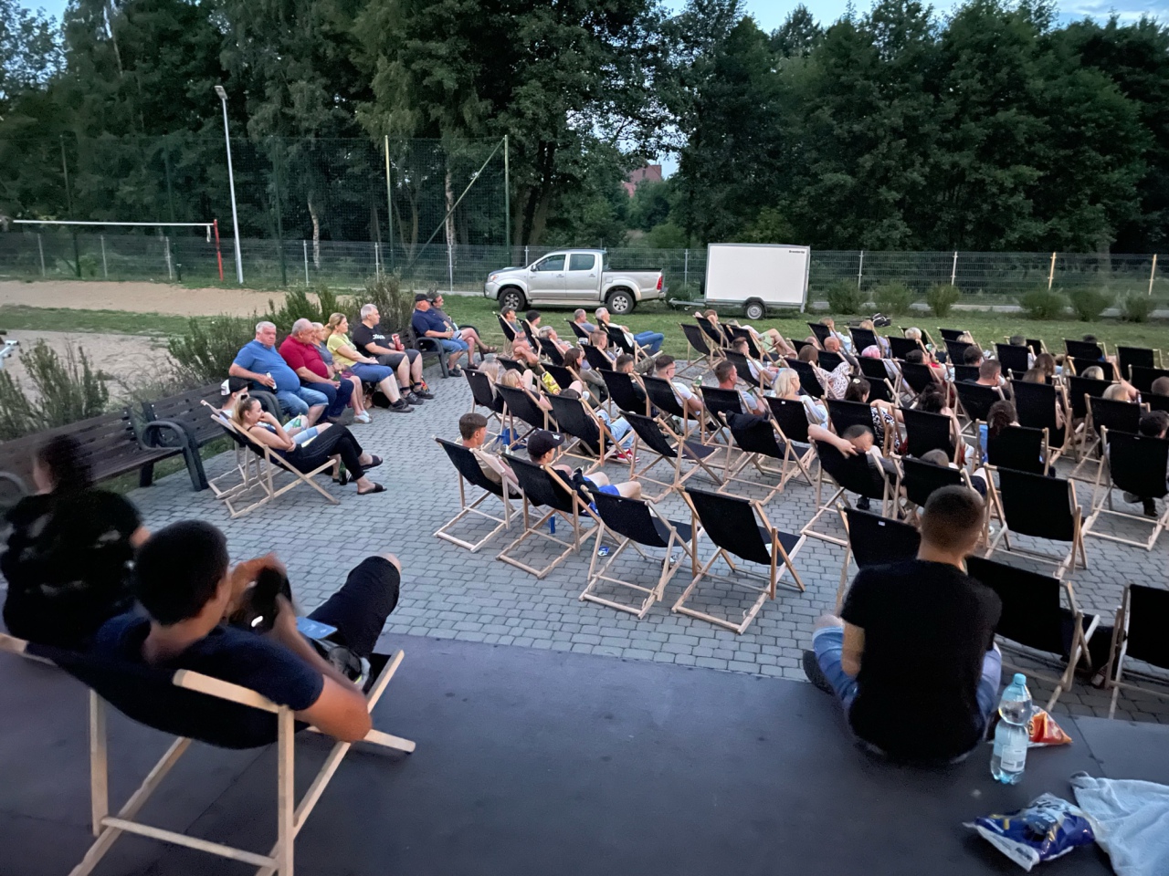 Kino letnie w Łęgu Starościńskim [19.08.2023] - zdjęcie #5 - eOstroleka.pl