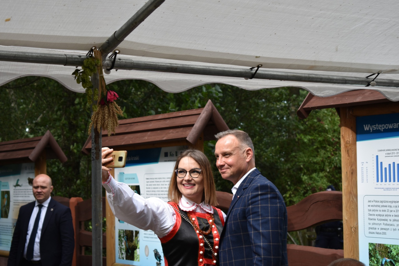 Prezydent Andrzej Duda z wizytą w Łodziskach w gminie Lelis [31.08.2023] - zdjęcie #11 - eOstroleka.pl