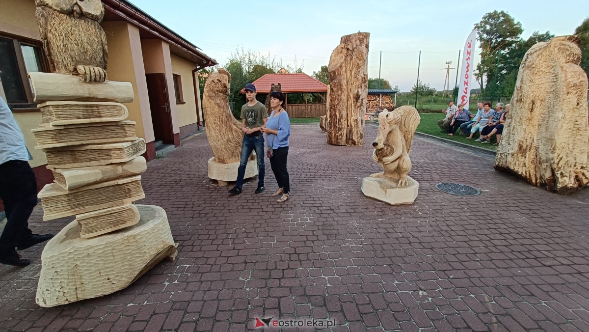Plener rzeźbiarski w Nowej Wsi Wschodniej - podsumowanie [08.09.2023] - zdjęcie #1 - eOstroleka.pl