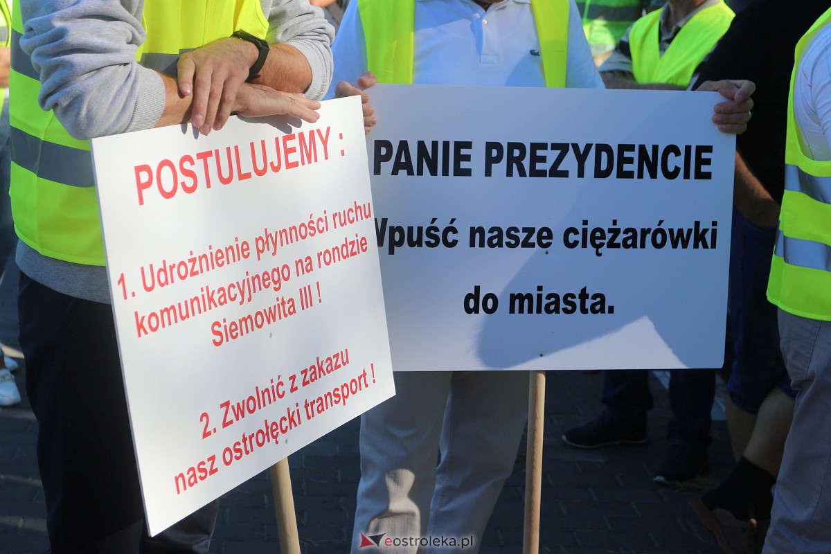 Protest transportowców w Ostrołęce [15.09.2023] - zdjęcie #15 - eOstroleka.pl