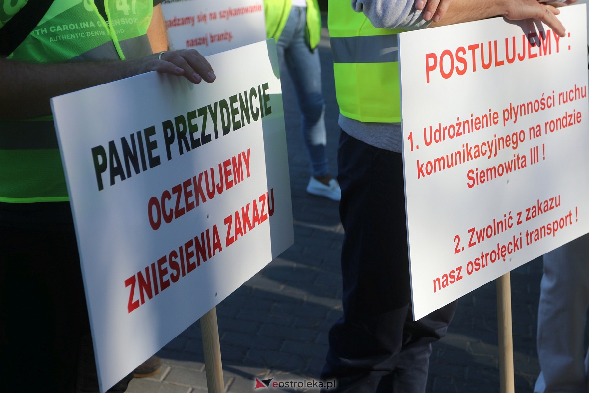 Protest transportowców w Ostrołęce [15.09.2023] - zdjęcie #16 - eOstroleka.pl