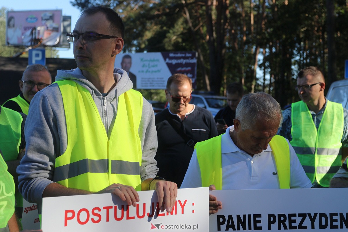 Protest transportowców w Ostrołęce [15.09.2023] - zdjęcie #17 - eOstroleka.pl