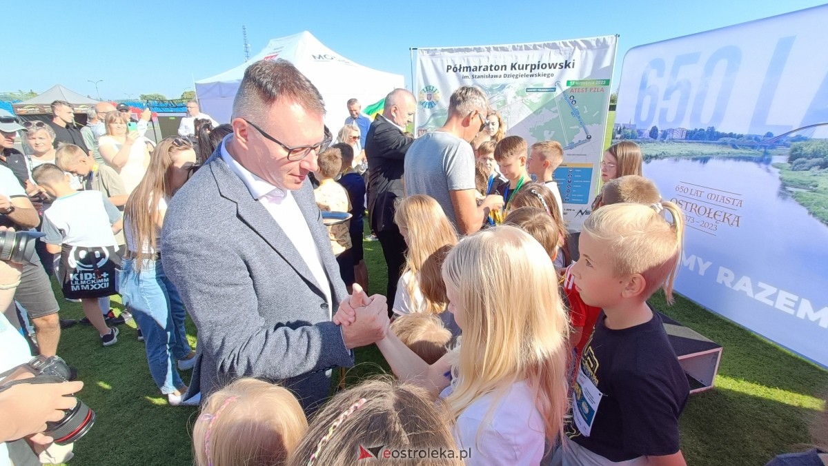 Półmaraton Kurpiowski 2023 - bieg dzieci i młodzieży [17.09.2023] - zdjęcie #228 - eOstroleka.pl