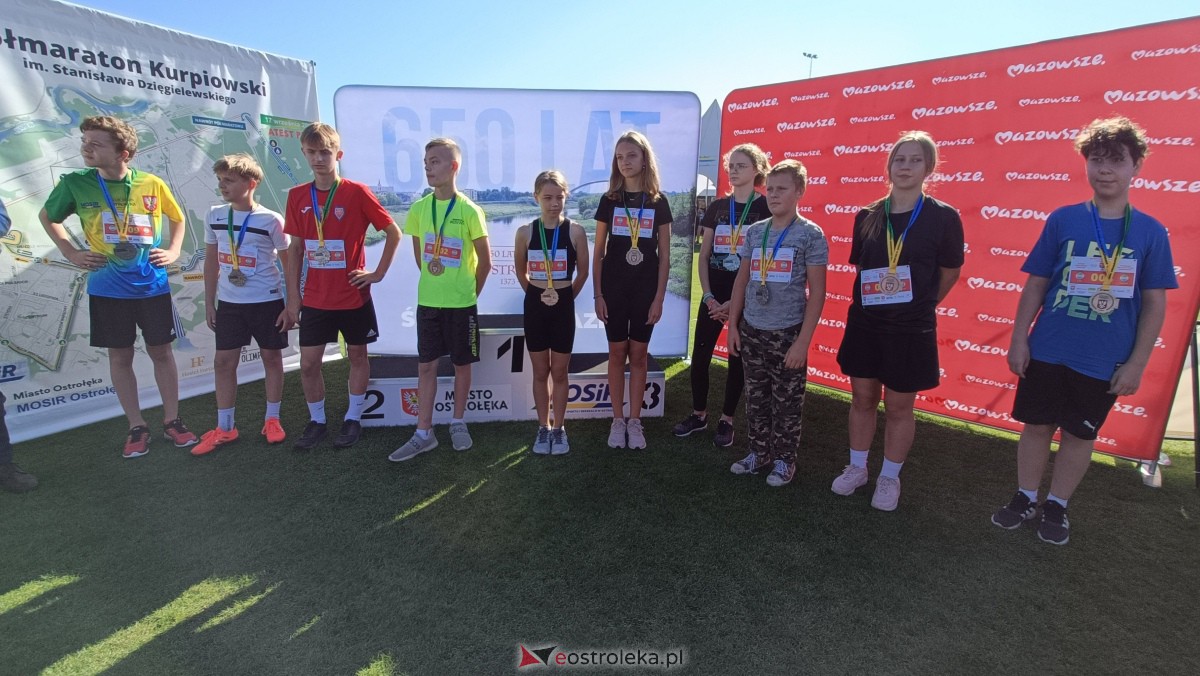 Półmaraton Kurpiowski 2023 - bieg dzieci i młodzieży [17.09.2023] - zdjęcie #165 - eOstroleka.pl