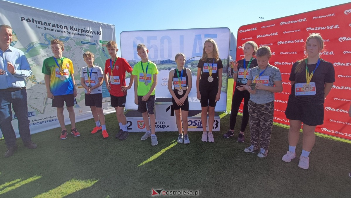 Półmaraton Kurpiowski 2023 - bieg dzieci i młodzieży [17.09.2023] - zdjęcie #163 - eOstroleka.pl