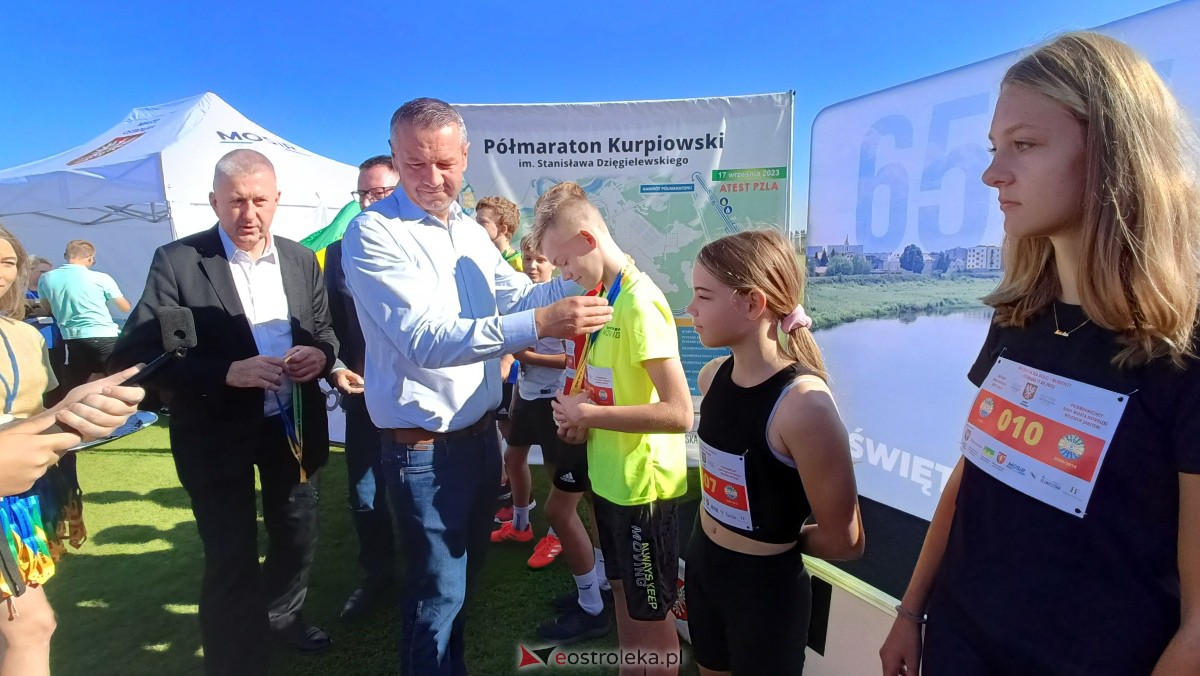 Półmaraton Kurpiowski 2023 - bieg dzieci i młodzieży [17.09.2023] - zdjęcie #141 - eOstroleka.pl