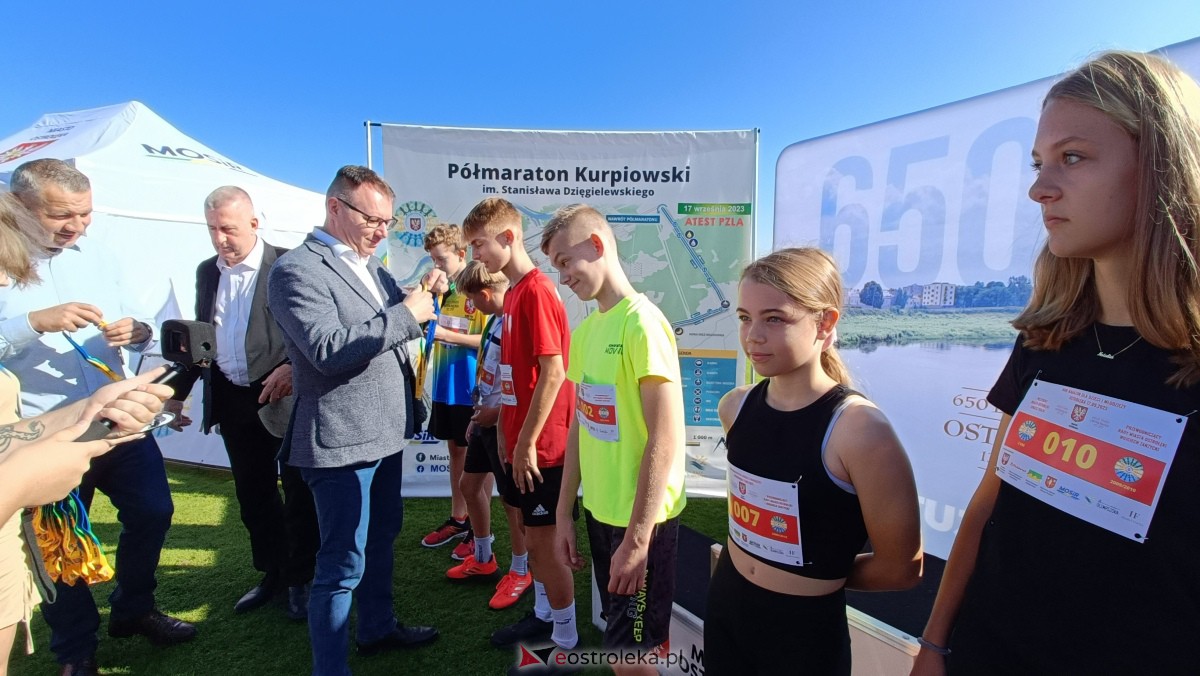 Półmaraton Kurpiowski 2023 - bieg dzieci i młodzieży [17.09.2023] - zdjęcie #137 - eOstroleka.pl