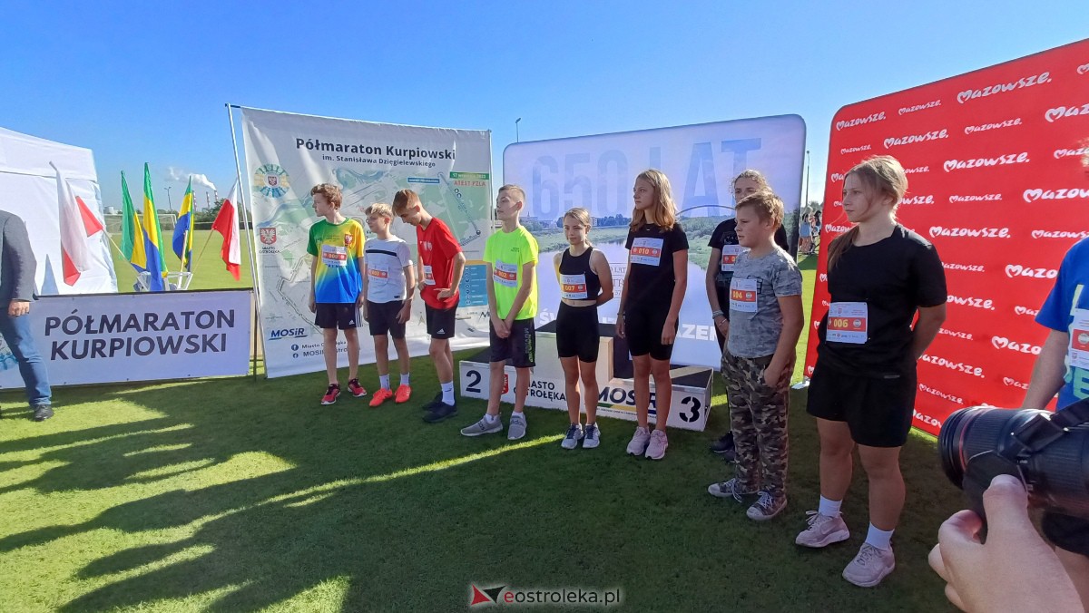 Półmaraton Kurpiowski 2023 - bieg dzieci i młodzieży [17.09.2023] - zdjęcie #129 - eOstroleka.pl