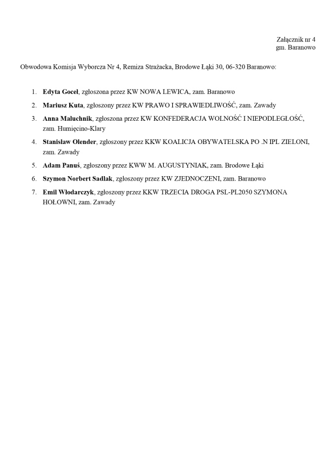 Skład komisji wyborczych 2023 [25.09.2023] - zdjęcie #234 - eOstroleka.pl