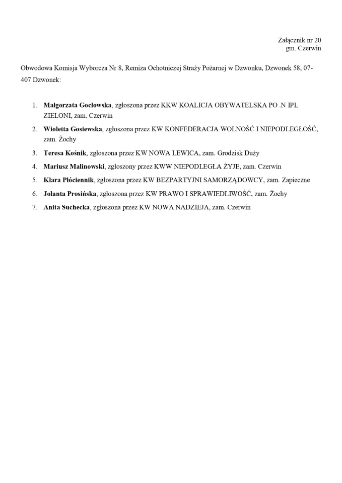 Skład komisji wyborczych 2023 [25.09.2023] - zdjęcie #218 - eOstroleka.pl