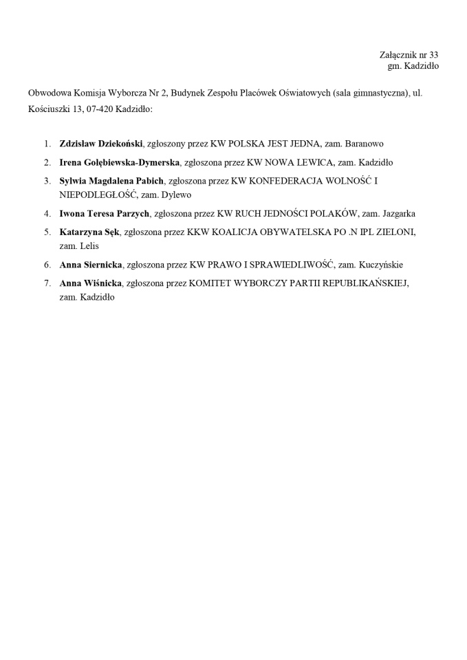 Skład komisji wyborczych 2023 [25.09.2023] - zdjęcie #205 - eOstroleka.pl