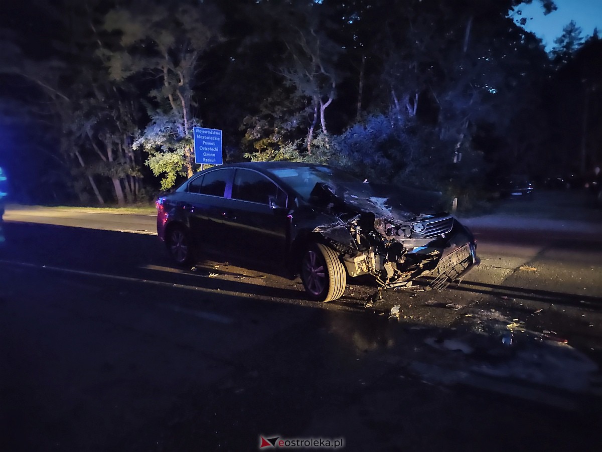Wypadek na DK-61 między Ostrołęką a Łomżą [25.09.2023] - zdjęcie #7 - eOstroleka.pl