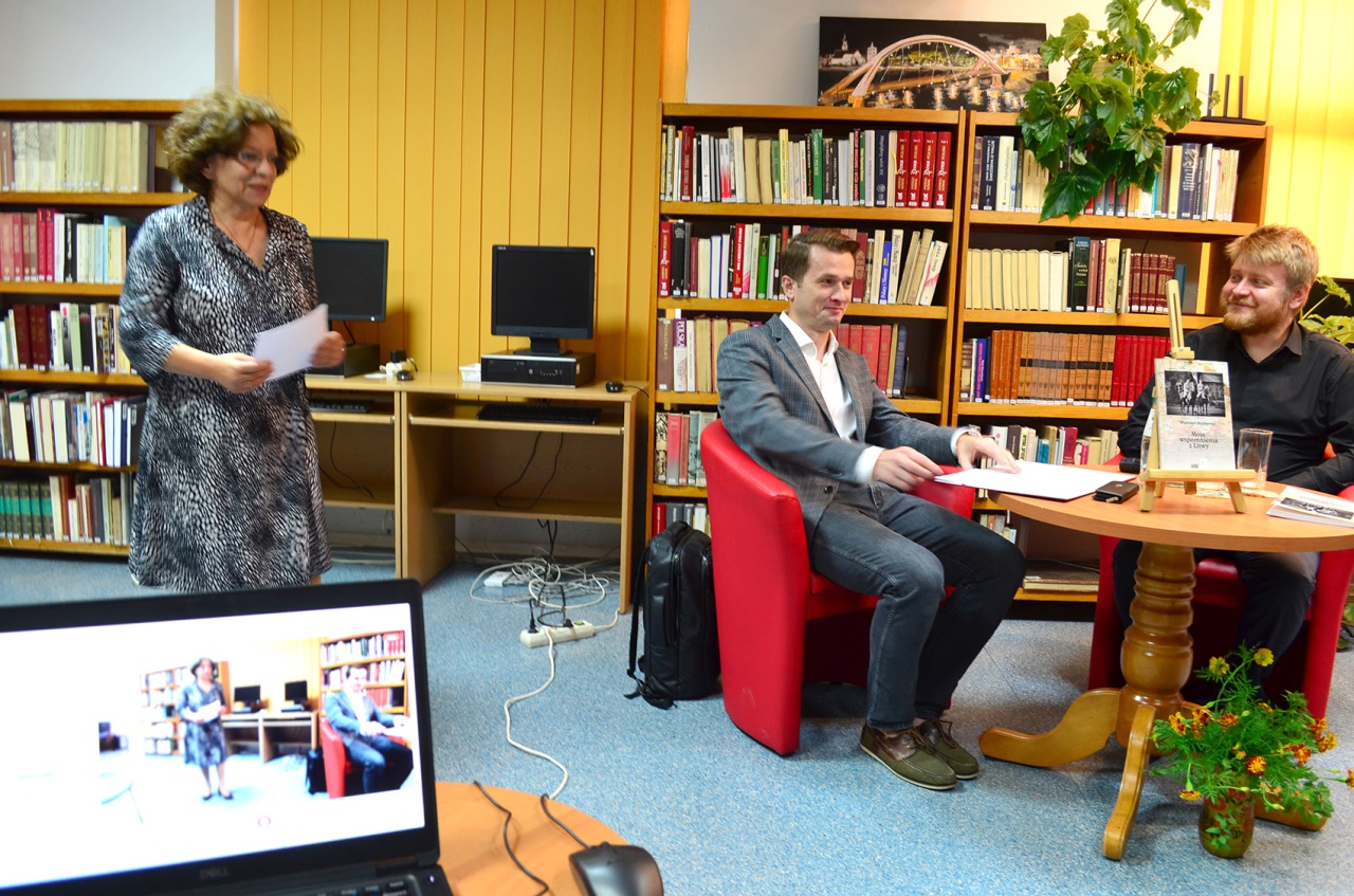 Spotkanie w Miejskiej Bibliotece Publicznej z dr. Michałem Ceglarkiem - zdjęcie #2 - eOstroleka.pl