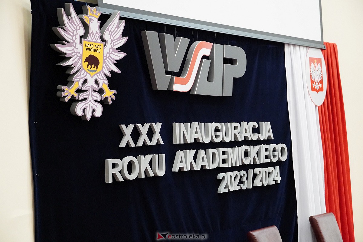 Inauguracja roku akademickiego 2023/2024 w ostrołęckim WSAP [29.09.2023] - zdjęcie #81 - eOstroleka.pl