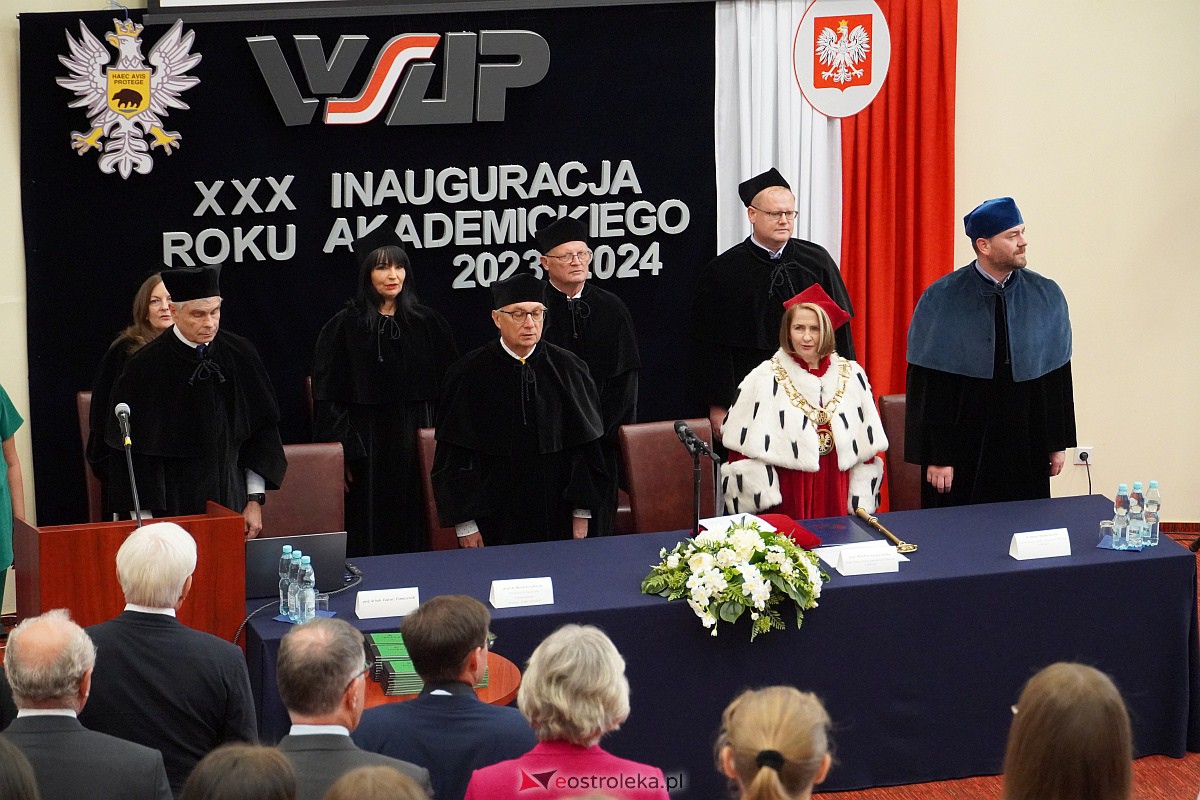 Inauguracja roku akademickiego 2023/2024 w ostrołęckim WSAP [29.09.2023] - zdjęcie #48 - eOstroleka.pl