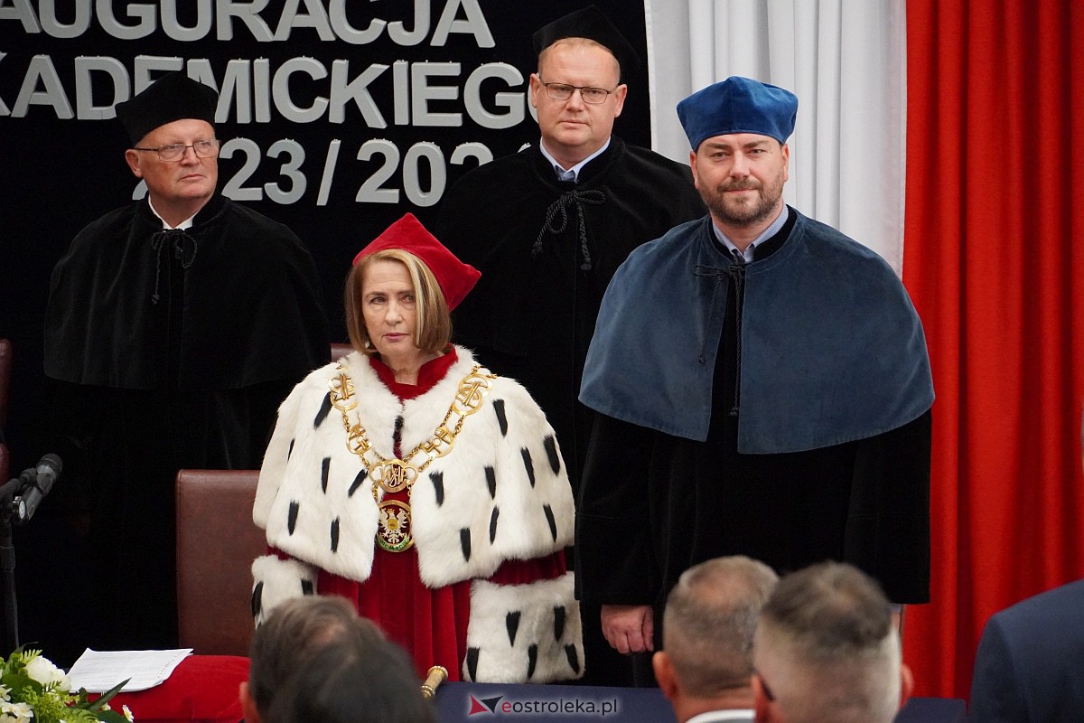 Inauguracja roku akademickiego 2023/2024 w ostrołęckim WSAP [29.09.2023] - zdjęcie #43 - eOstroleka.pl