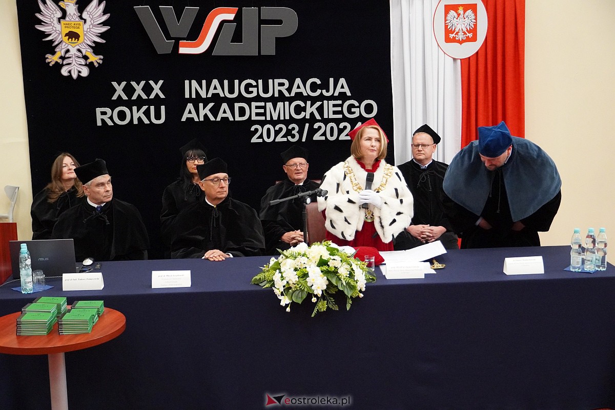 Inauguracja roku akademickiego 2023/2024 w ostrołęckim WSAP [29.09.2023] - zdjęcie #41 - eOstroleka.pl