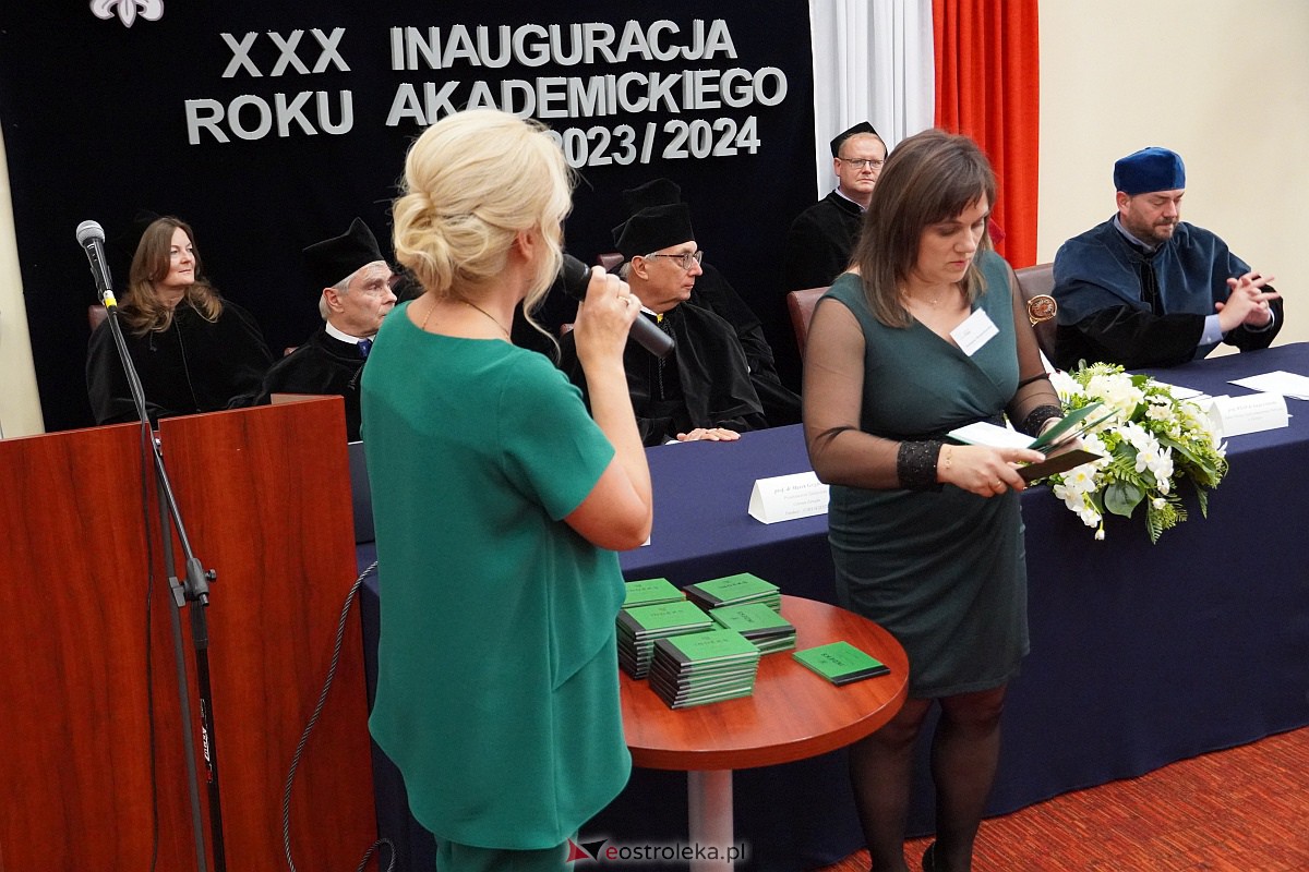 Inauguracja roku akademickiego 2023/2024 w ostrołęckim WSAP [29.09.2023] - zdjęcie #22 - eOstroleka.pl