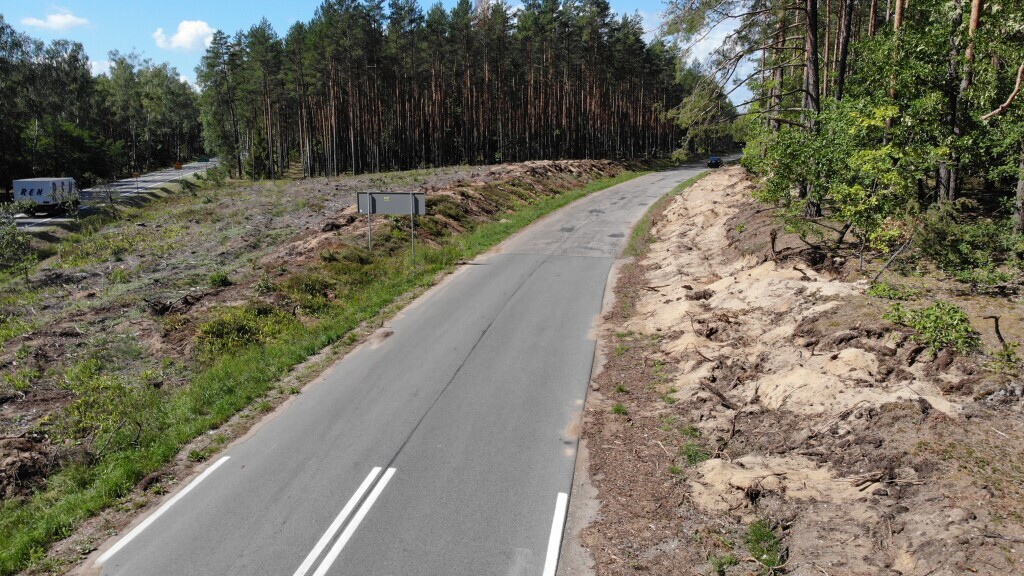 Rozbudowa drogi Myszyniec Czarnia [02.10.2023] - zdjęcie #4 - eOstroleka.pl