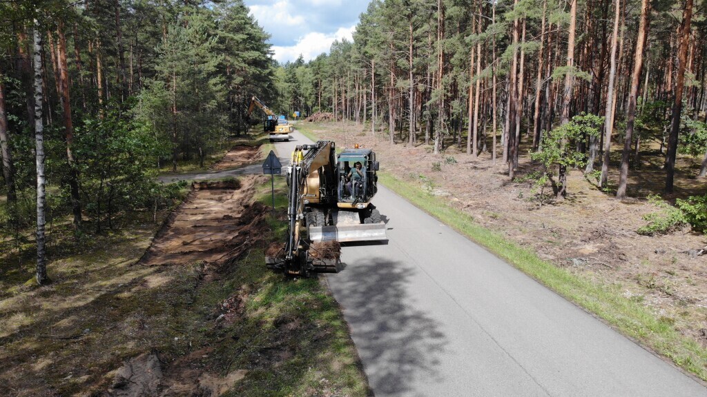 Rozbudowa drogi Myszyniec Czarnia [02.10.2023] - zdjęcie #3 - eOstroleka.pl