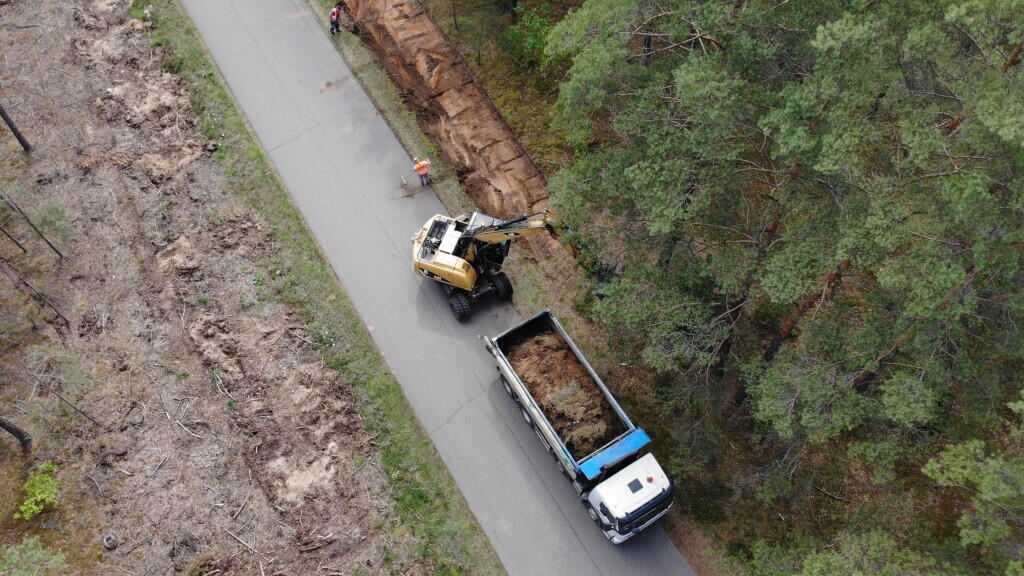 Rozbudowa drogi Myszyniec Czarnia [02.10.2023] - zdjęcie #2 - eOstroleka.pl