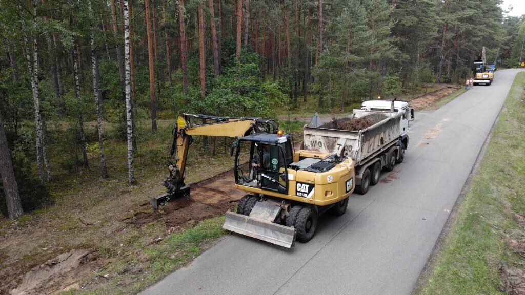 Rozbudowa drogi Myszyniec Czarnia [02.10.2023] - zdjęcie #1 - eOstroleka.pl